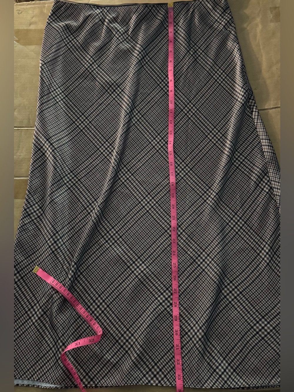 Vince Pressed Plaid Satin Slip Skirt from Nordstrom - Picture 13 of 14